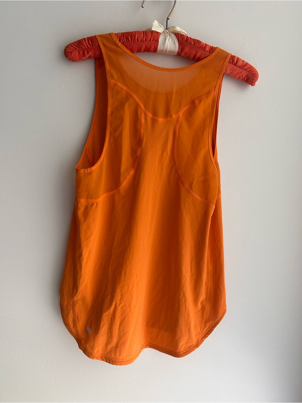 Top Lululemon bright orange athletic tank top - Picture 4 of 7